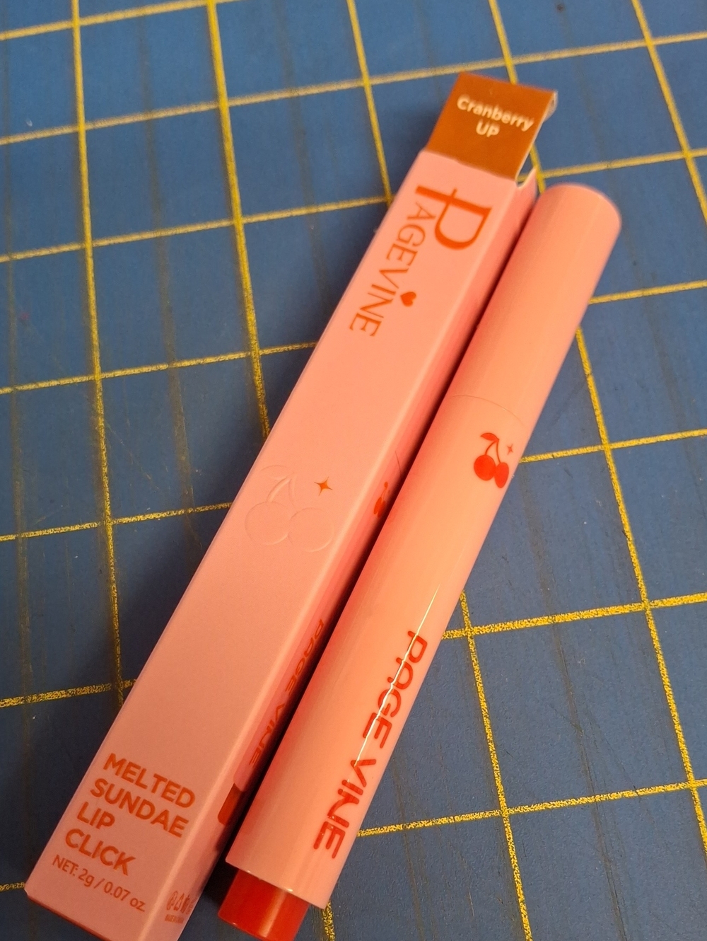 Page Vine Melted Sundae Lip Click 2g New - 12 Cranberry Up